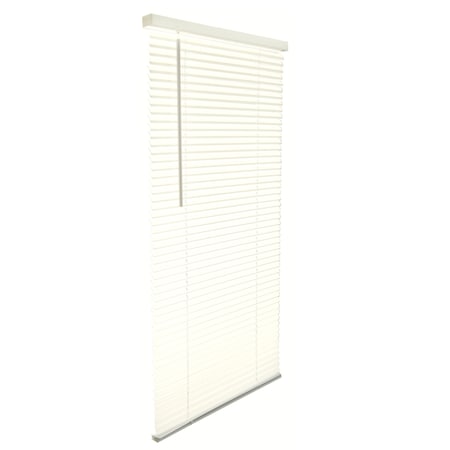 Living Accents Living Accents Vinyl 1 in. Blinds 55 in. W X 64 in. H Alabaster Cordless MAX5564AL